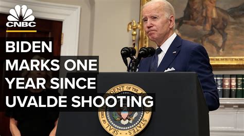 President Biden marks 1 year since Uvalde school shooting